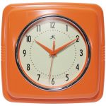 Orrwell Square Wall Clock Color: Orange