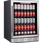 Kalamera 24 inch Beverage Refrigerator - 154 Cans Capacity Beverage Cooler- Fit Perfectly Into 24" Space Built in Counter or Freestanding