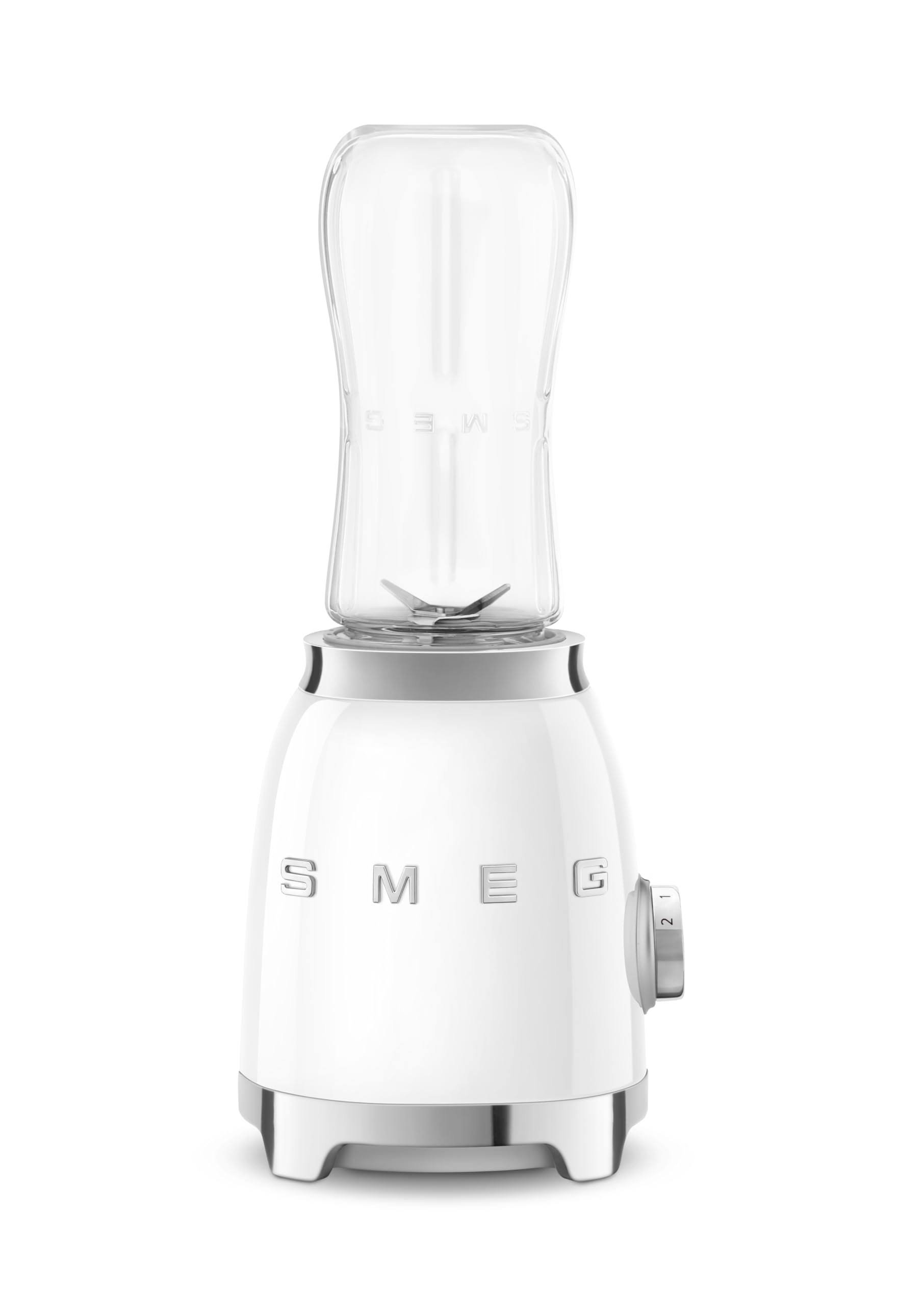 bf194e6f1a9f00646e209aa5de996fd28bbb15adf24de5b6f490486c9a24f9c8.jpg Smeg Retro Personal Blender - White - Image 1