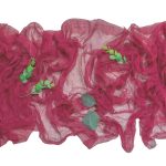CV Linens Cheesecloth Table Runner 25" x 16ft - Burgundy