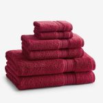 Turkish Cotton Bath Towel Set - Red | The Company Store