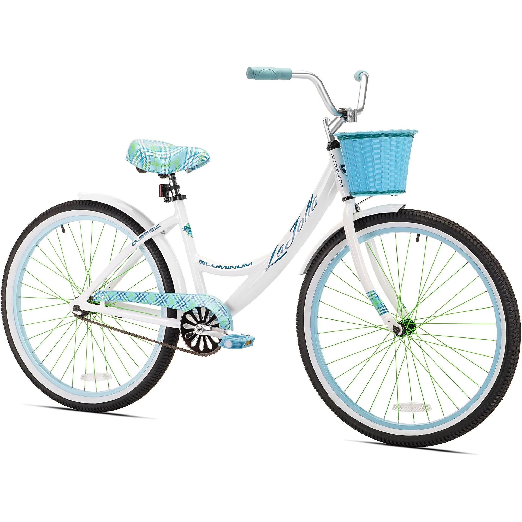 bf612c033b99e3f62d6839445a39217742cd16136608fbf19064a19321594812.webp Kent 26" Women'S, la Jolla Cruiser Bike, White - Image 1
