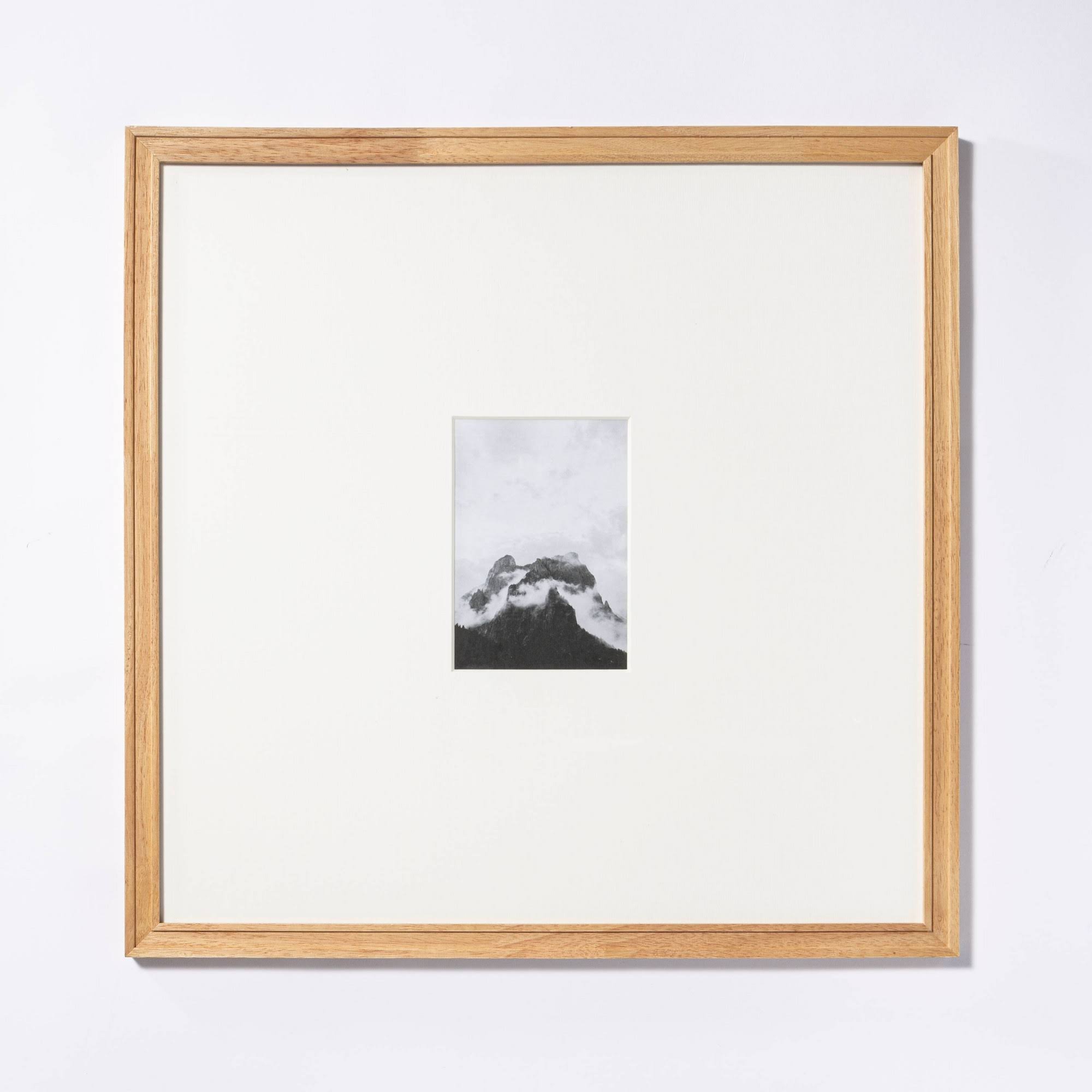 bf74bfa65abf658f99eb5a45e02b3b3a6fcf6434476a157b8164c2db3152c587.jpg 20" x 20" Matted to 5" x 7" Gallery Frame Natural Wood - Threshold Designed with Studio McGee - Image 1