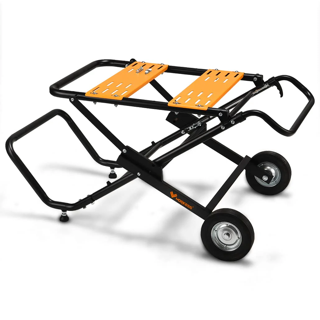 bf764444016d8e7346fa93649fbbe37b975c13c02617be27e5830e5e94a5be9c.webp WORKESS Portable Table Saw Stand. 330 Lbs Load Capacity - Image 1