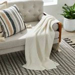 Better Homes & Gardens Solid Knit Throw Blanket, Papyrus, Standard Throw
