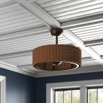 24.2'' Klyde 3 - Blade Chandelier Ceiling Fan with Remote Control and Light Kit Included Sand & Stable