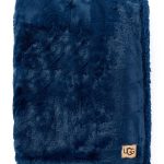 Ugg Cynthia Faux Fur Throw Blanket - Midnight Blue