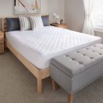 Sealy Luxury 100% Cotton Fitted Mattress Pad King White