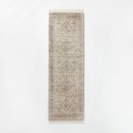 2'4"x7' Pine Brook Diamond Persian Style Runner Rug Gray - Threshold Designed with Studio McGee