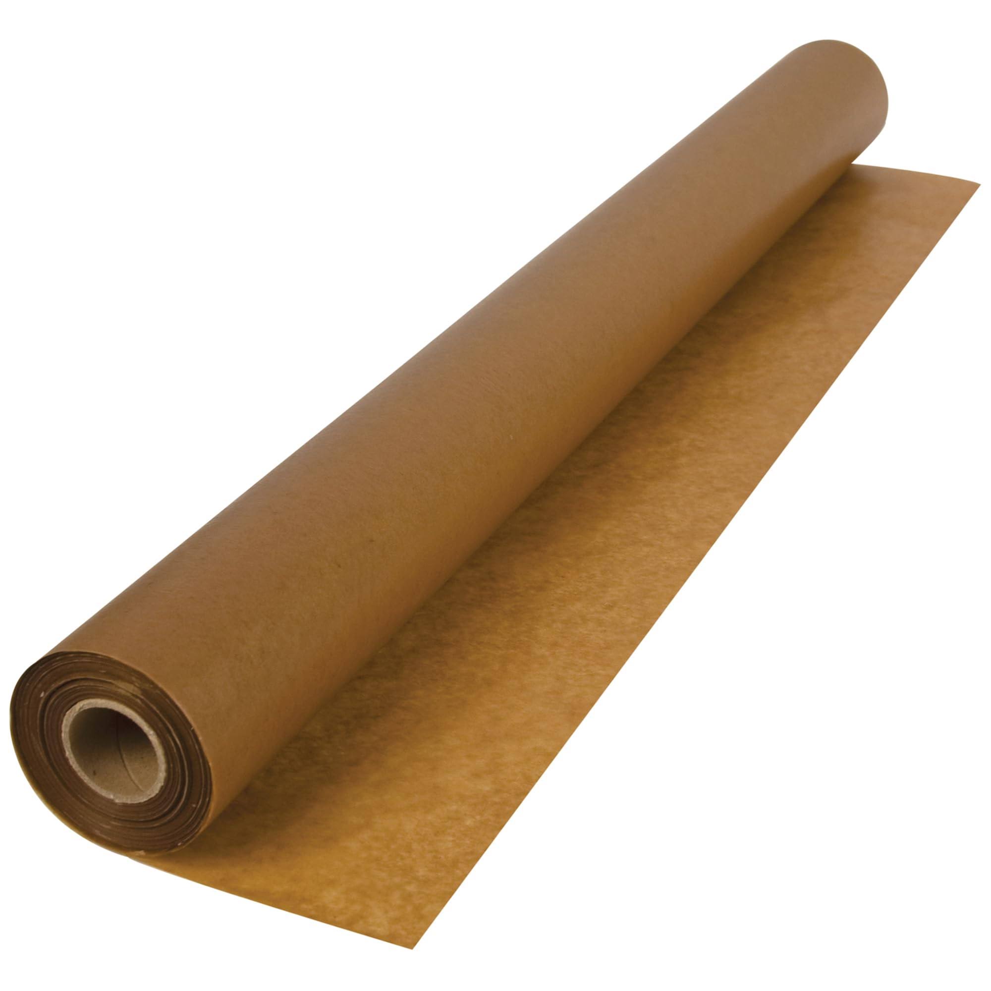 bfe4ce7f8574e4b19dade62d977d2c9e0b0f352642719ac0476249247aac5339.jpg Roberts Heavy Duty Waxed Paper Underlayment 70-120, 750 sq/ft Roll x 250'L x 3'W - Image 1