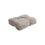 Barefoot Dreams CozyChic Honeycomb Throw Blanket in Pewter
