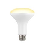65-Watt Equivalent BR30 Dimmable LED Light Bulb Bright White (6-pack)
