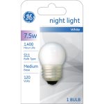 GE Nightlight Utility Bulb, White, 7.5W