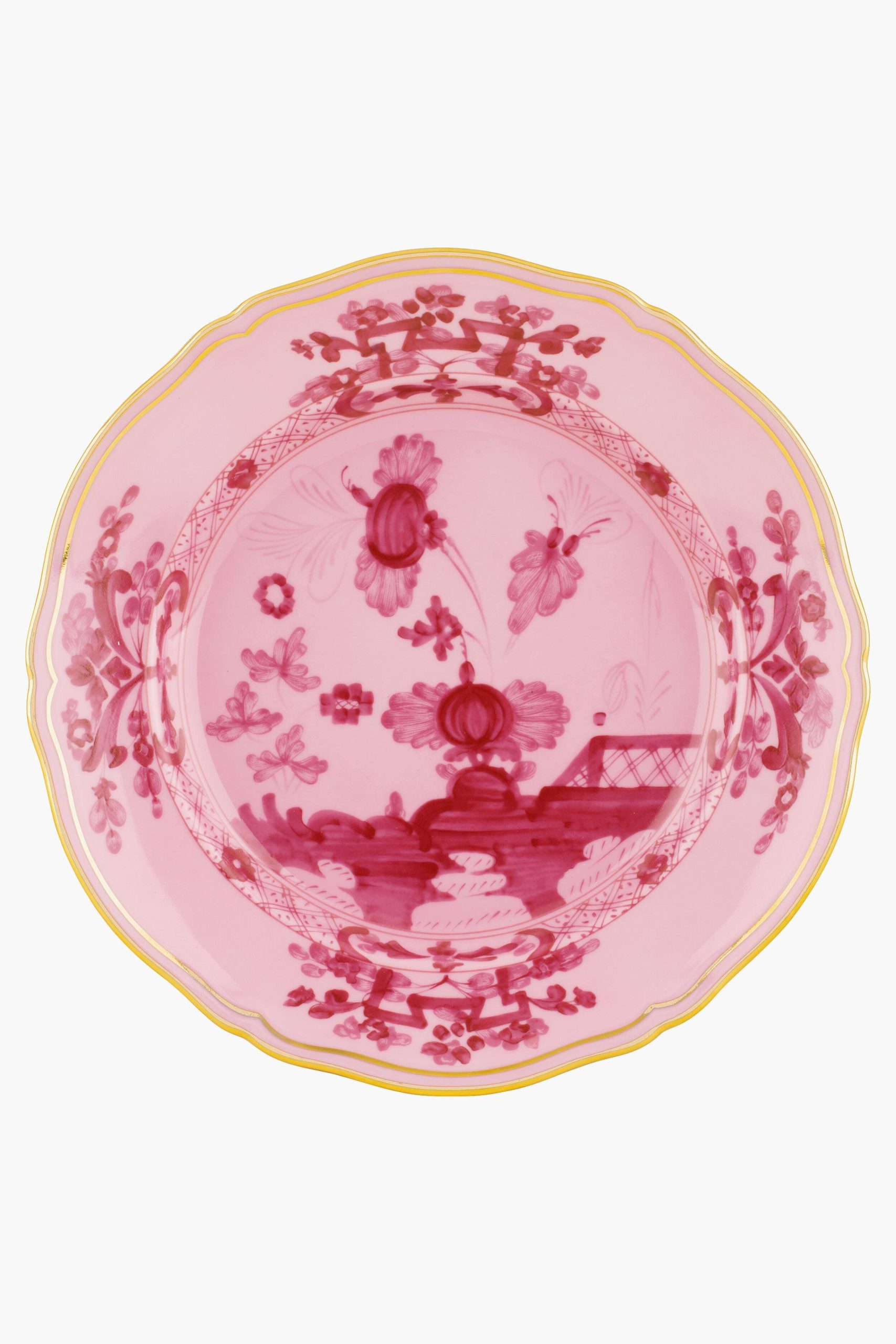 c02b27c205b1e18d3d8576525ae8c3ecfa1b4dfbfe129d390428e84dc3d269b1.jpg Richard Ginori Oriente Italiano Dinner Plate, Porpora - Image 1
