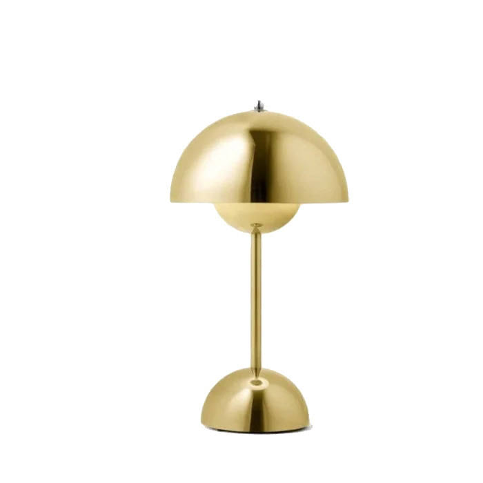 c035806135f77c2769978db09fdf9de80a5f7586d035f8834956d98bc26367b0.jpg Brulee - Small Cordless Modern Table Lamp - Rechargeable - Gold - Image 1