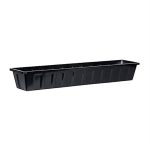 Novelty Poly-Pro Plastic Flower Box Planter - 36" Black
