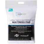 Mainstays Twin & Twin XL Extra Thick Waterproof Mattress Pad - Each
