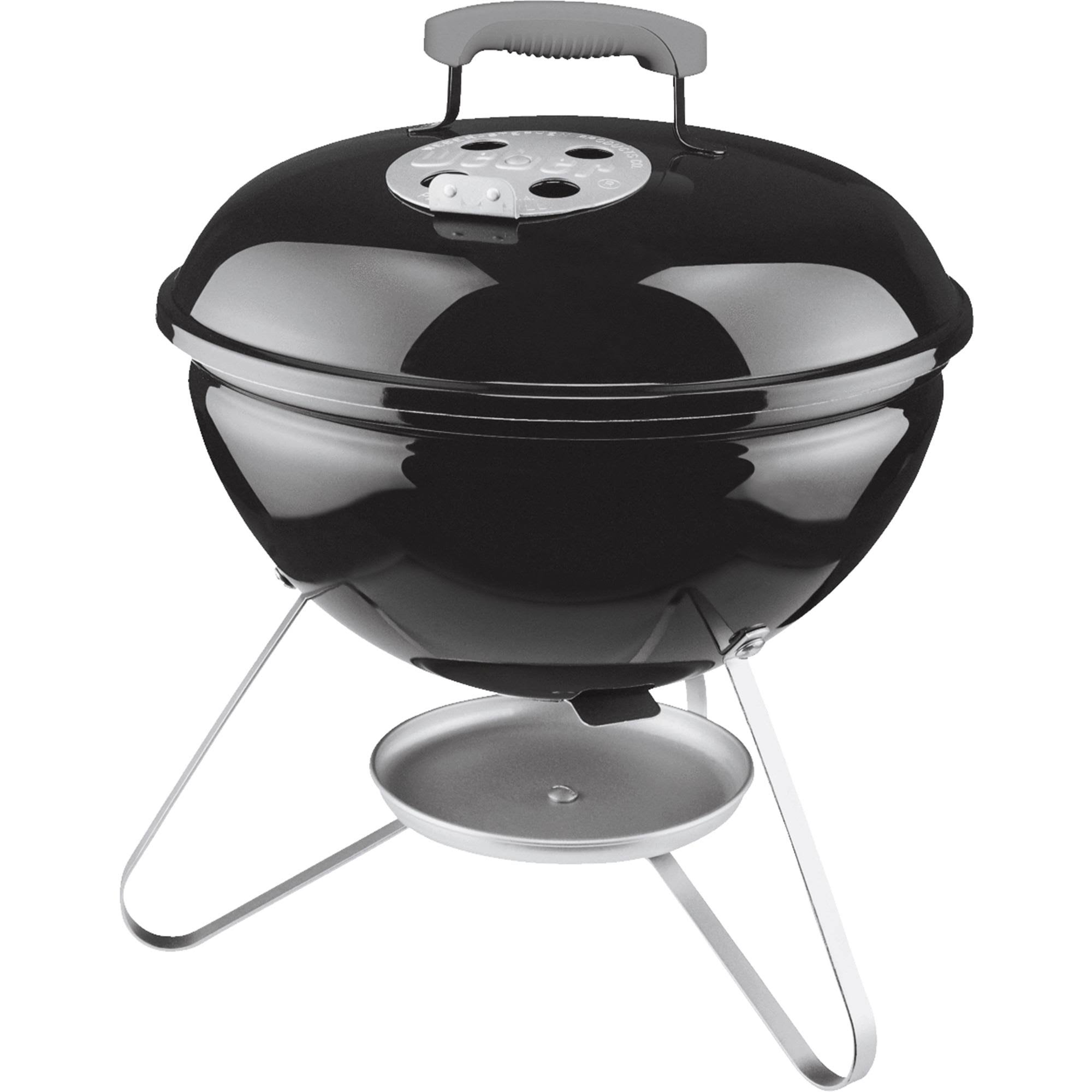 c06846b505e2d576fbab2915ae74d7117b4f797b7fc4ae0f2643d430093c92d1.jpg Weber Smokey Joe 10020 Portable Charcoal Grill, Black. 14" - Image 1
