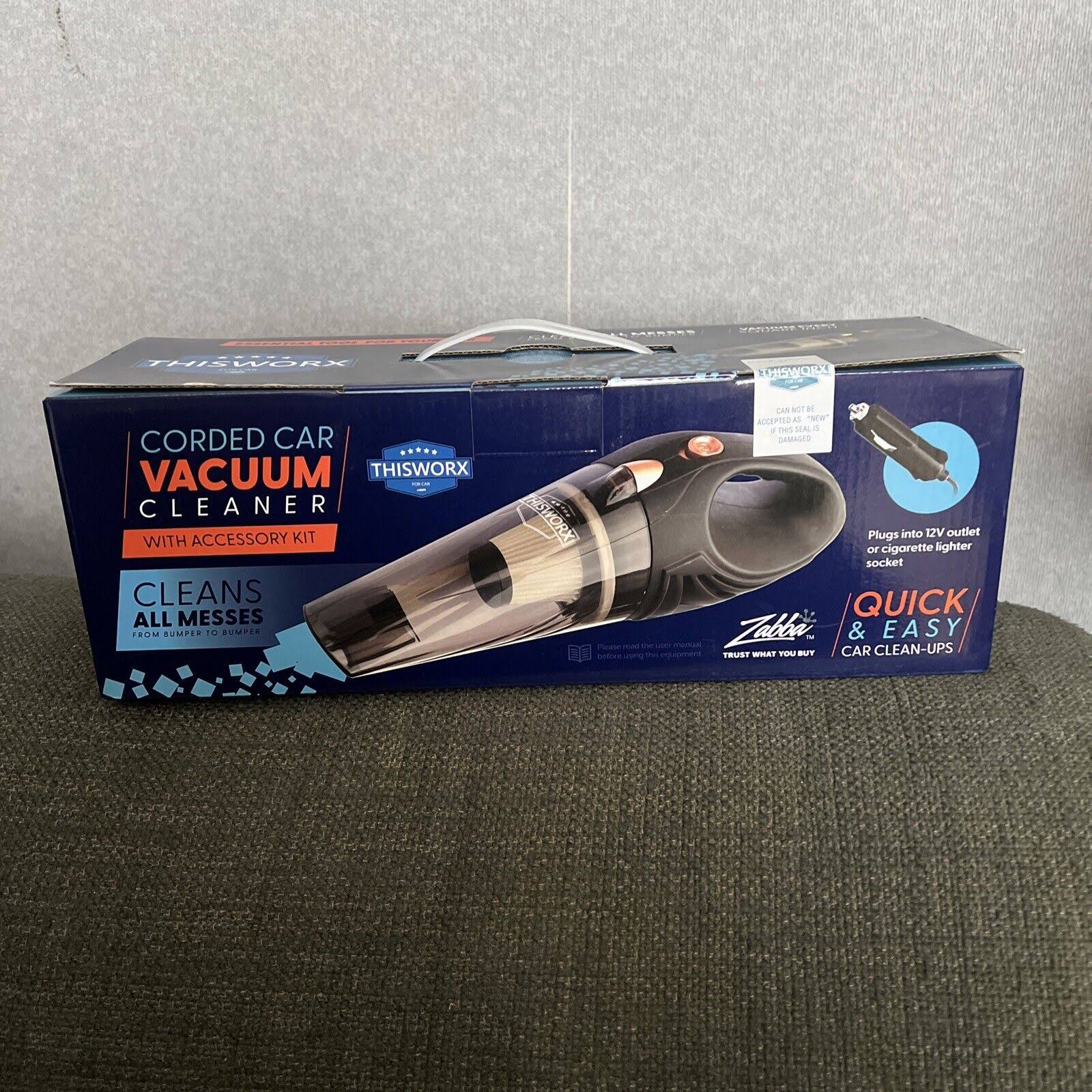 c0a282d07fb5e67b606620d3aadc5d73830a0052f389afb554870c85442625bb.jpg Thisworx Portable Car Vacuum Cleaner - Image 1