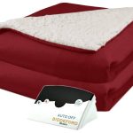 Biddeford 6001-9051136-300 Micro Mink and Sherpa Electric Heated Blanket Full Brick
