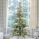 King of Christmas 7 ft King Noble Fir Artificial Christmas Tree with 500 Warm White LED Lights
