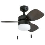 Honeywell Ocean Breeze 30-Inch Small LED Light Ceiling Fan Bronze