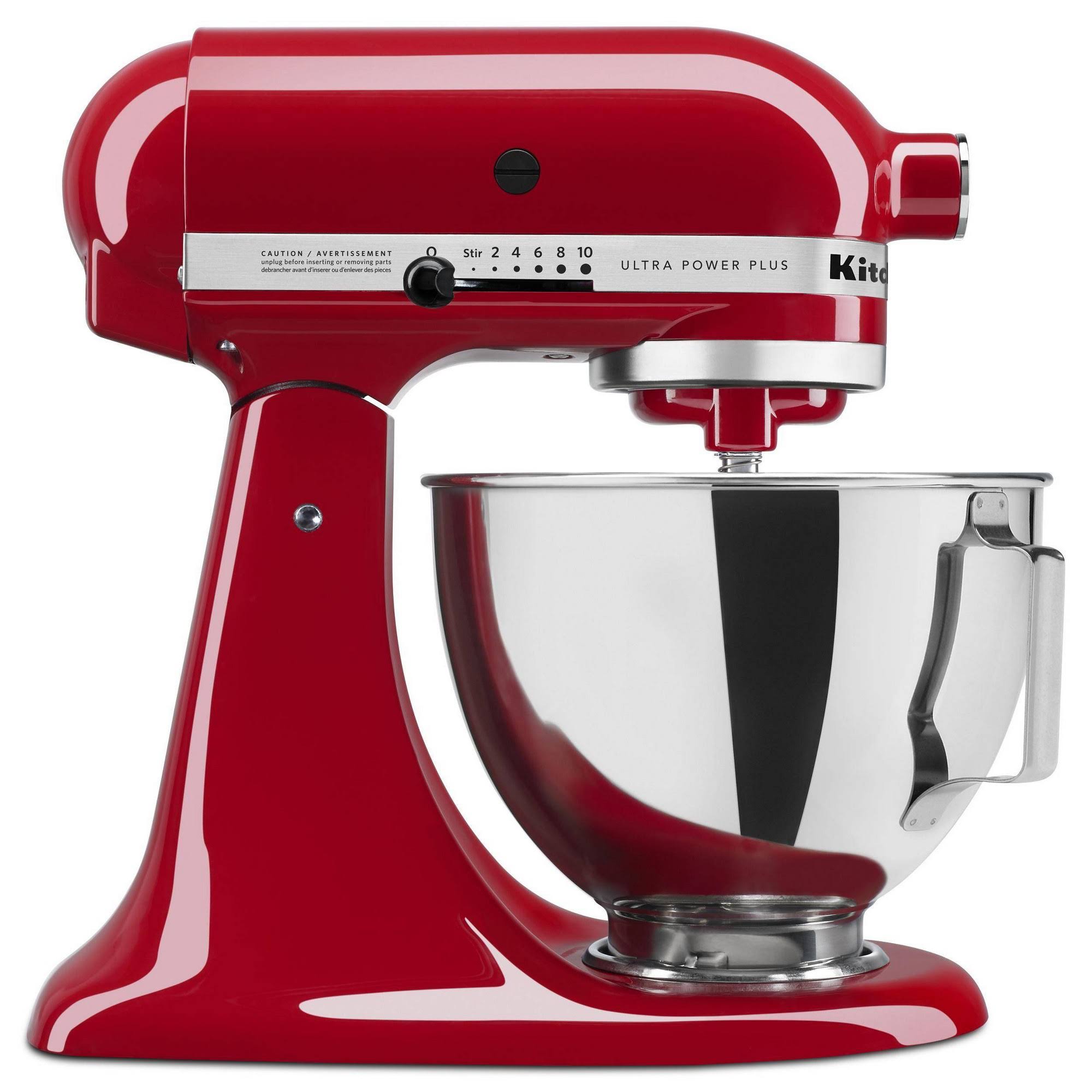 c13f28bdcb3daa628441a6bfee2f97ea3daa7e97868ccbbc767c166cb0bbc281.jpg KitchenAid KSM96 Ultra Power Plus Tilt-Head Stand Mixer, Red, 4.5 qt - Image 1