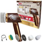 Horsepower Gold As Seen On TV, Handheld Cordless Rechargeable Spinning Power Scrubber