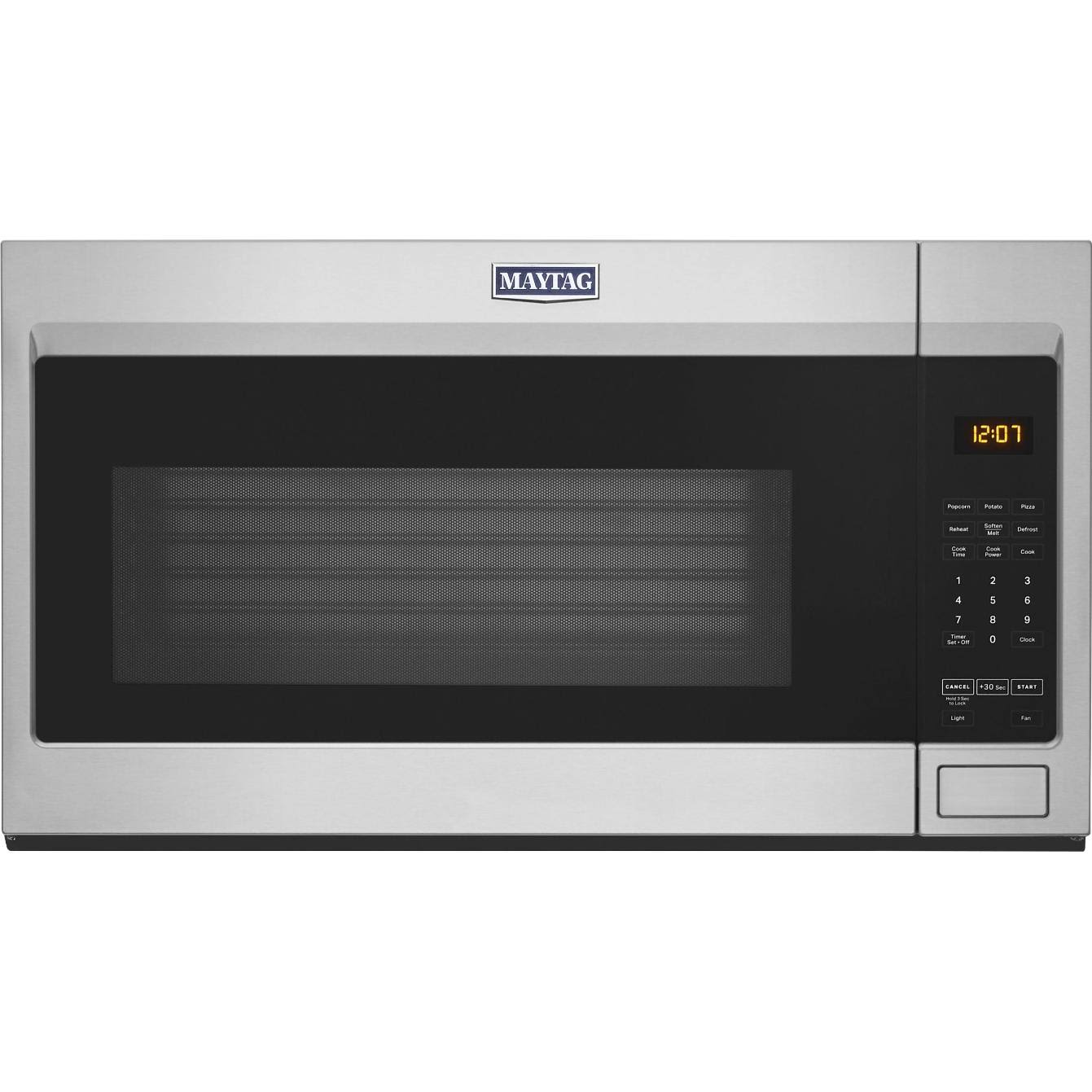 c149e9f6c1815e102d44e72a87b0b6872cdd25db004334d301584d8e39079f46.jpg Maytag - 1.9 Cu. ft. Over-The-Range Microwave - Stainless Steel - Image 1