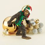 Design Toscano - Bigfoot, The Yeti Holiday Ornaments: Set of Three