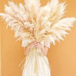 Bannifll 46" inch 10 Stems Natural Pampas Grass Decor Tall, Pompas Grass, Tall Pampas Grass for Weddingm, Farmhouse, Boho Home Decor