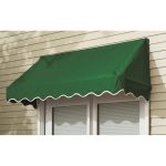 CASTLECREEK 4' Window and Door Awning, Black