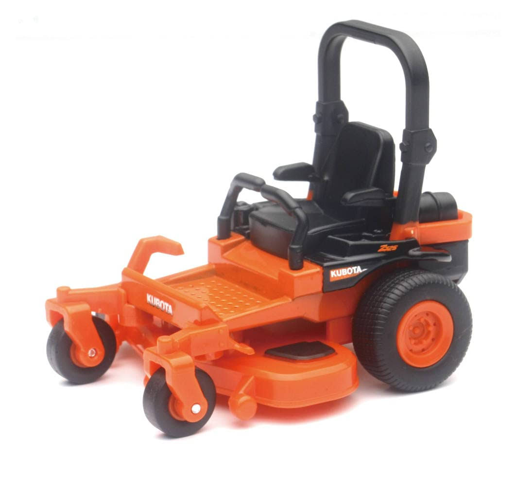 c1c75dd940e4e2128942a2888858051e0bc3118a8e73831304ec785fb1100257.jpg 1/64 Kubota Z700 Zero Turn Lawn Mower Pull Back Action - Image 1