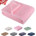 Wonder Miracle Fuzzy Blanket or Fluffy Blanket for Baby Girl or Boy, Soft Warm Cozy Coral Fleece Toddler, Infant or Newborn Receiving Blanket for Crib