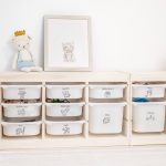 The Boho Design Grey Toy Storage Labels 40 Unique Designs of Vynil TROFAST Tags Home Organization Playroom,Bedroom Decals Original Adhesive Creative