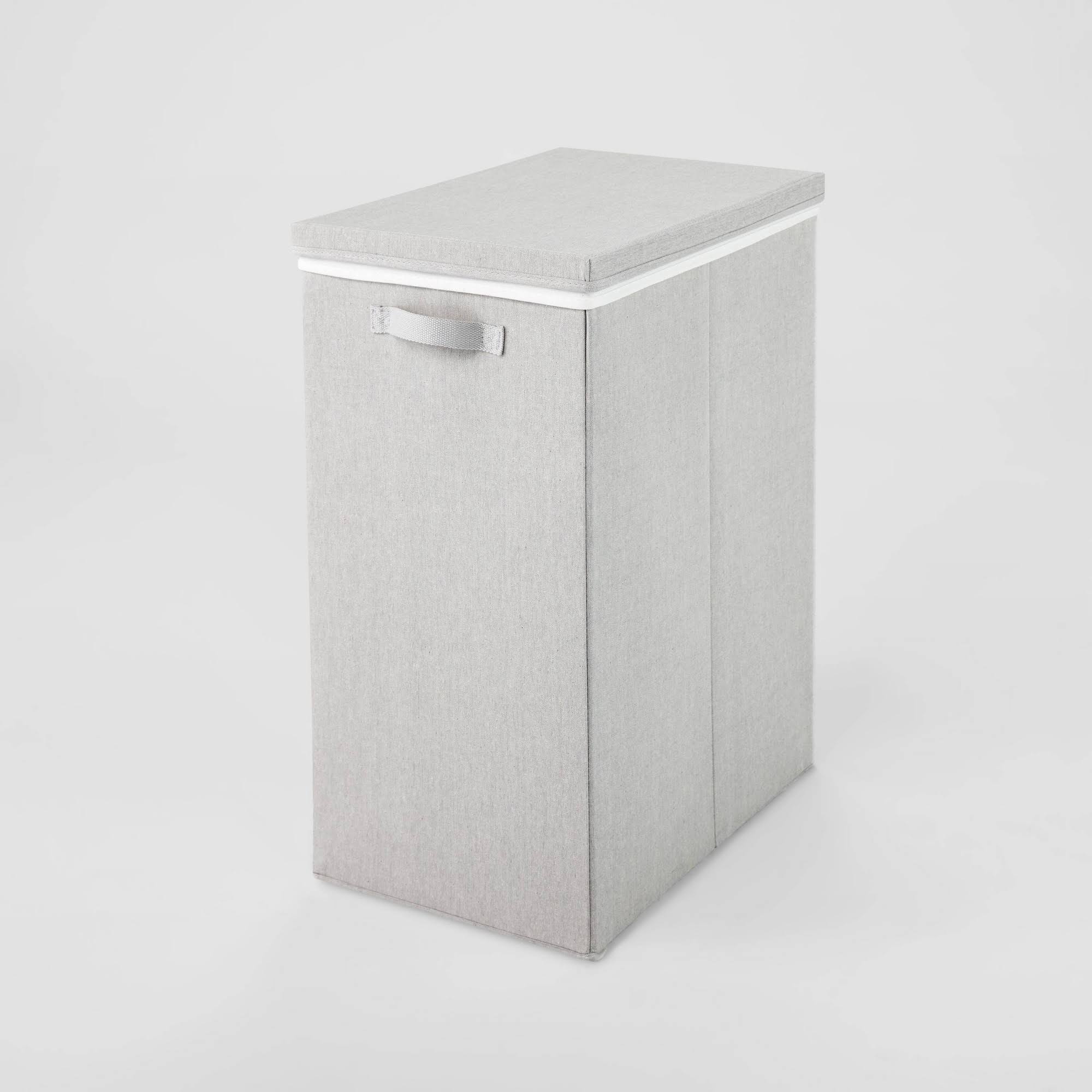 c1fd452c6872ff763ccb89827c3c9977dc962b228edd54710b35c52768edceeb.jpg Collapsible Hamper Gray - Brightroom - Image 1