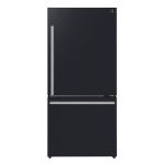 Forno Milano Espresso 31" Bottom Freezer Right Swing Door Refrigerator 17.2 Cu. ft. in Black