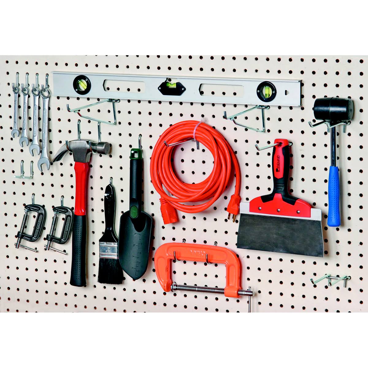 c24f2c89c7dfd13fee9a11a717b76a529bec0fbbe8ad5f830b794bb7cfea293e.jpg Storehouse 1/4 in. Pegboard Hooks, 32 Piece - Image 1