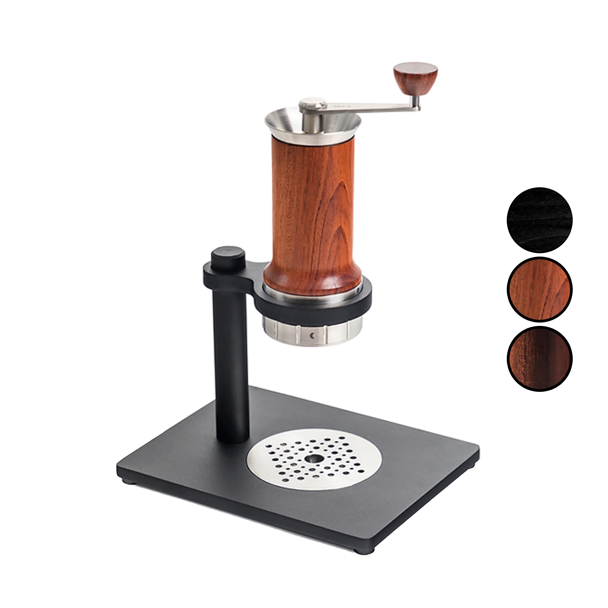 c2667f0a5e11d099a093ea52473a8e03c4d9917737e1fe31868621025549959f.webp ARAM Manual Espresso Maker + Steel Support - Image 1