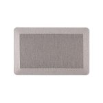 Martha Stewart Mira Modern Heathered Anti-Fatigue Air-Infused Kitchen Mat, Grey, 19.6"x32"