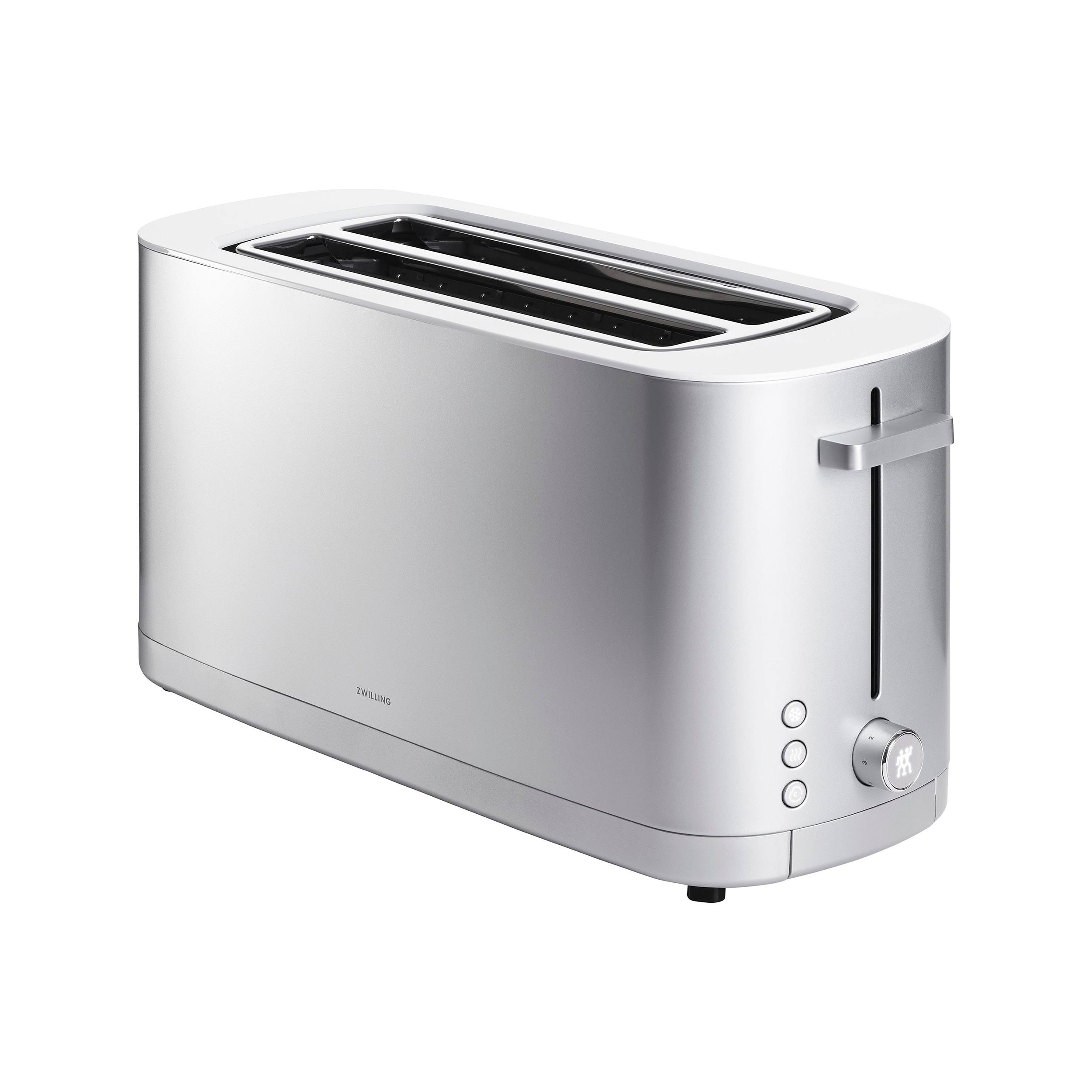 c2861c6998b15f1e78d4f6bf187e6bce8cc1c6e4b93d0ce9d159868b3216c6e7.jpg Zwilling Enfinigy 2 Long Slot Toaster (Silver) - Image 1