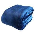 The Huge One Cloud Throw Blanket, 110 x 132 Inches, Blue