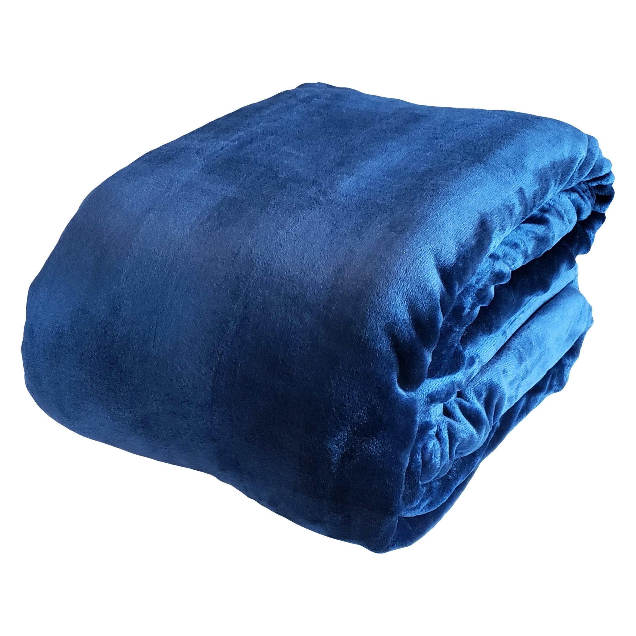 c309060eca6f2a8c20ad4f92c60505d92ba609292c50bf10b20ff4bf218c2318.jpg The Huge One Cloud Throw Blanket, 110 x 132 Inches, Blue - Image 1