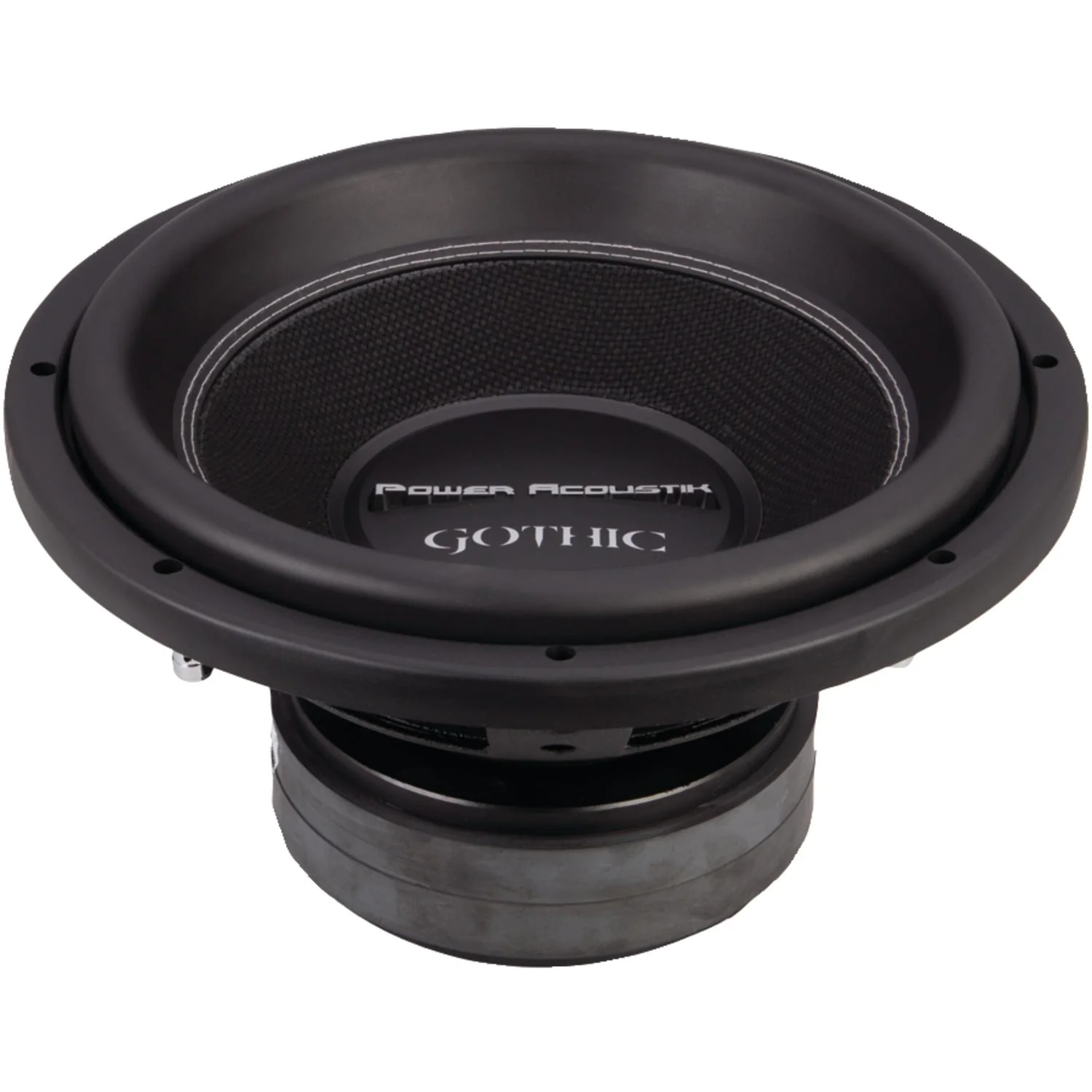 Acoustik® GW3 - 12 Gothic Series 2ohm Dual Voice - Coil Subwoofer (12", 2, 500 Watts)