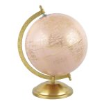 11.5 inch Rose Gold Tabletop Globe by Ashland-Spring Dcor, Size: 8�� x 8�� x 11.5��