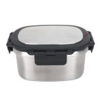 Mainstays Insulated Container with Lid, Stainless Steel Food Storage, Size: 33 oz