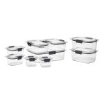 Rubbermaid Brilliance 18-Piece Microwavable Food Storage Container Set