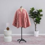 Berkshire Blanket Reversible Heated VelvetLoft Sherpa Wearable Blanket, Cozy Loungewear Pocketed Plush Electric Heated Cape Wrap with 4 Temperature