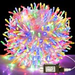 kemooie 500 LED Christmas Lights, 164ft 8 Lighting Mode Plug in Christmas Tree Lights, Waterproof Extra Long String Lights for O