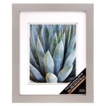 Grey Gallery Wall Frame with Double Mat by Studio D��cor 8" x 10" in Gray